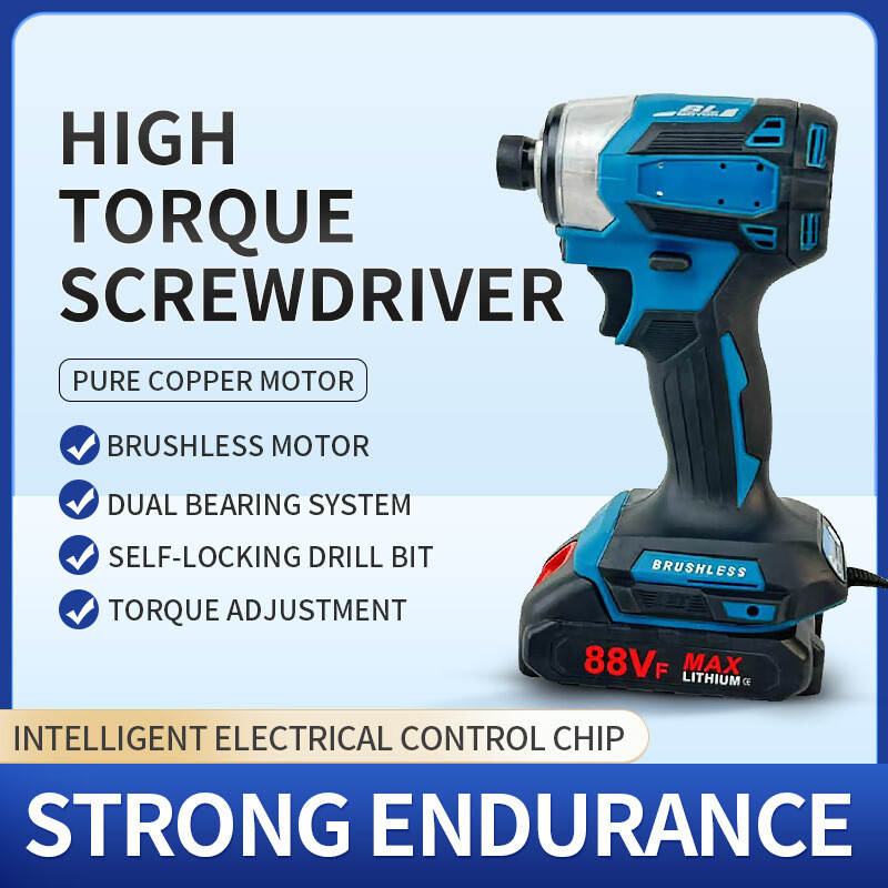 brushless screwdriver shadowless lithium battery impact wrench charging special
