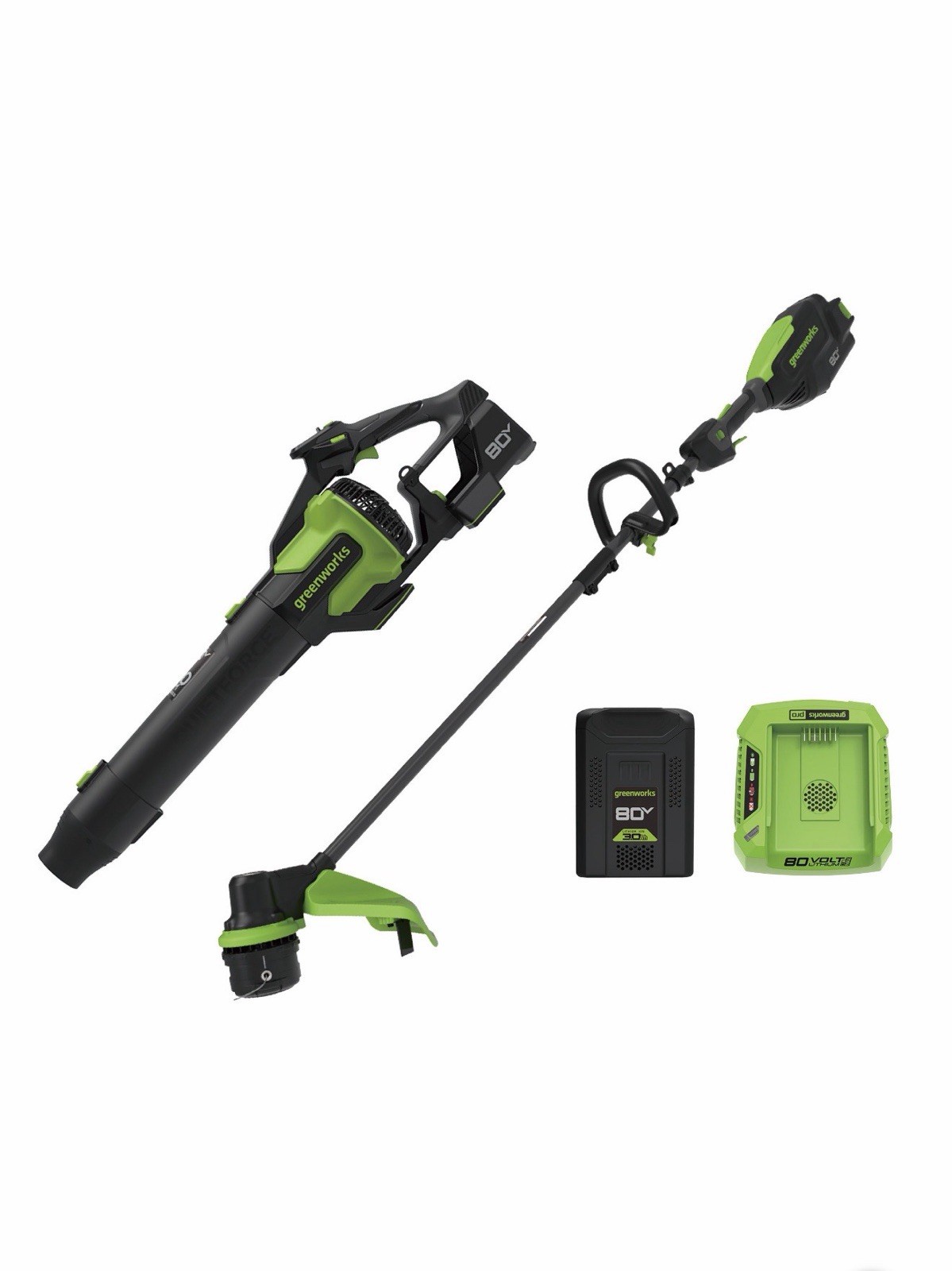@ Greenworks 80v Max Power Pro 730CFM Blower & 17” String Trimmer Combo Kit 🆕