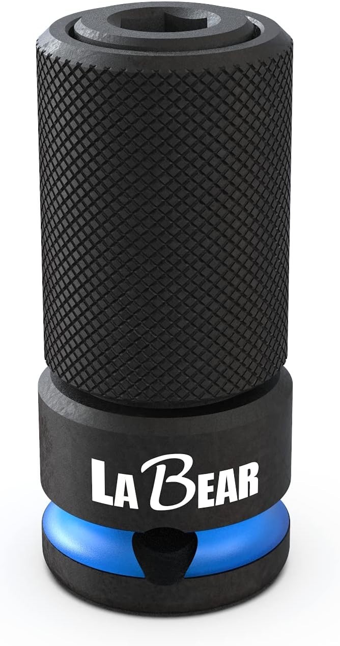 Highly Durable 3/8&Prime; Square Drive to 1/4&Prime; Hex Bit Adapter – Quick Release
