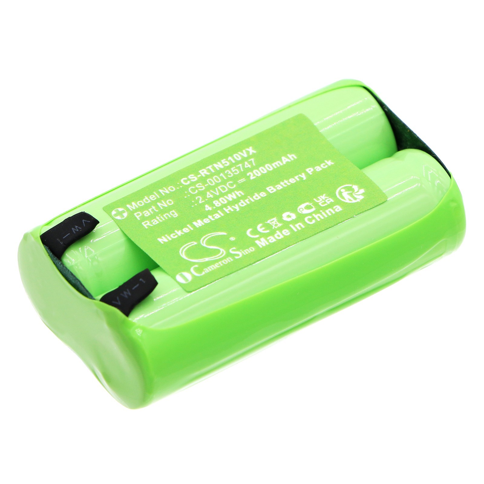 BATTERIE 2000mAh CS-00135747 For Rowenta TN5100F0 TN5120F0 TN5140F0 TN5141E5