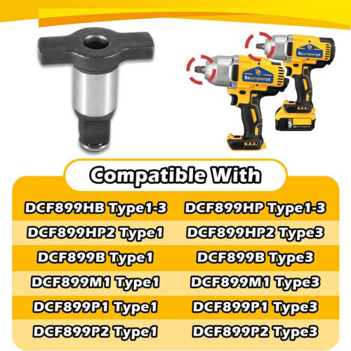 1/2 » Impact Wrench Anvil Assembly Dewalt Black &Decker 18V 20V,MAX XR DCF899HB