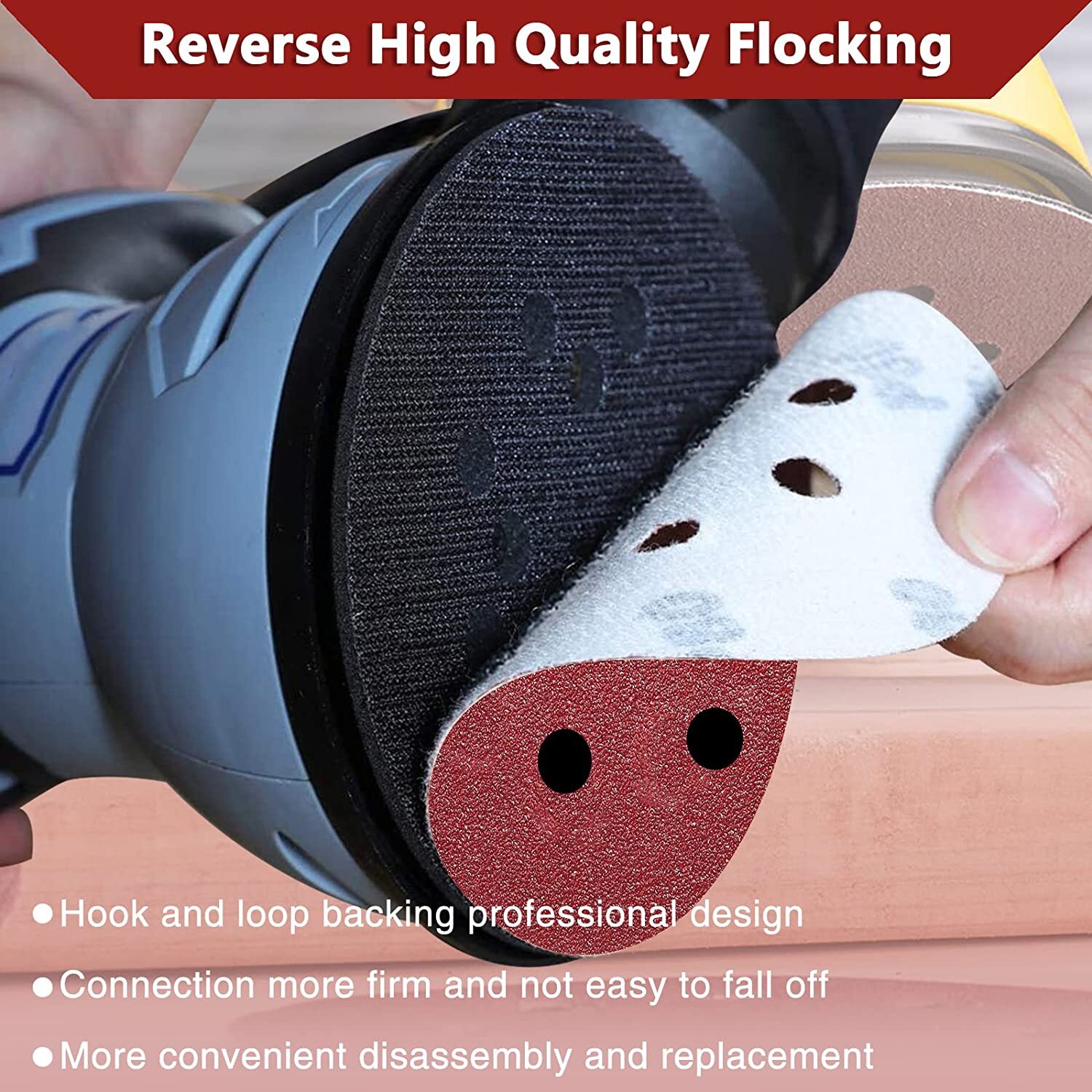 120x 5inch Sanding Discs 8-Hole Hook Loop Orbital Sander Sandpaper 800-2000 Grit