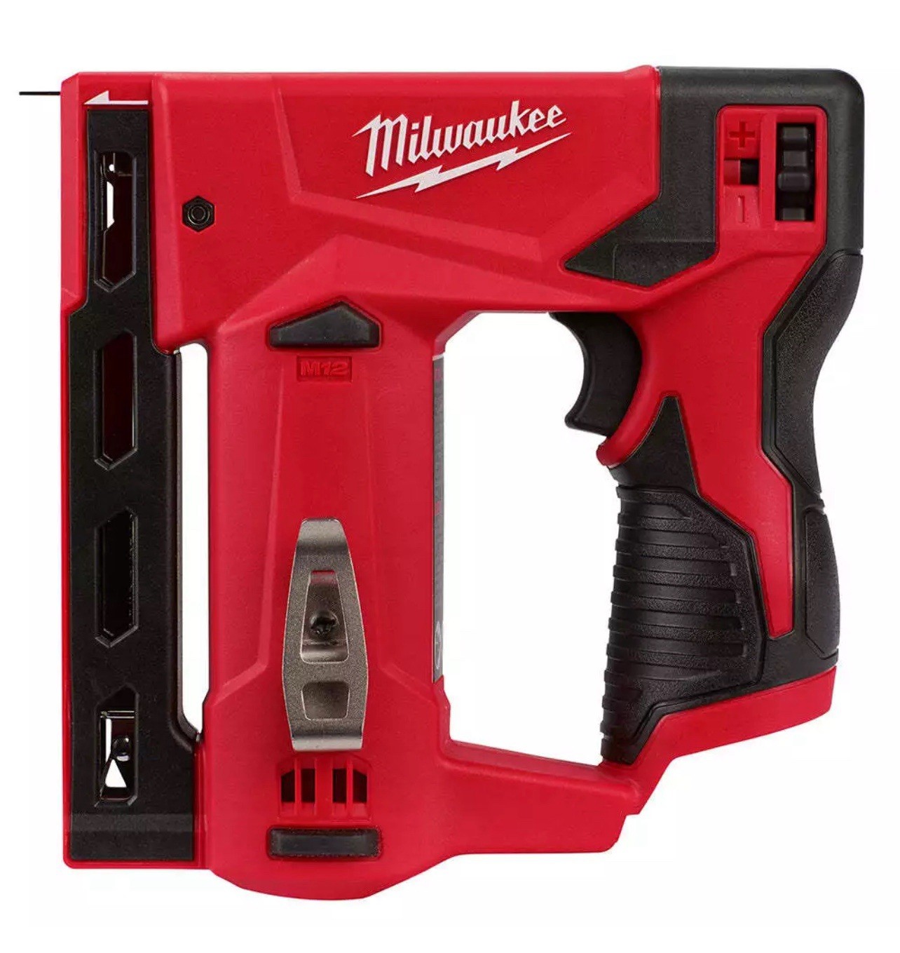 Milwaukee ‎2447-20 12V Cordless Stapler Gun – Red/Black (‎2447-20)