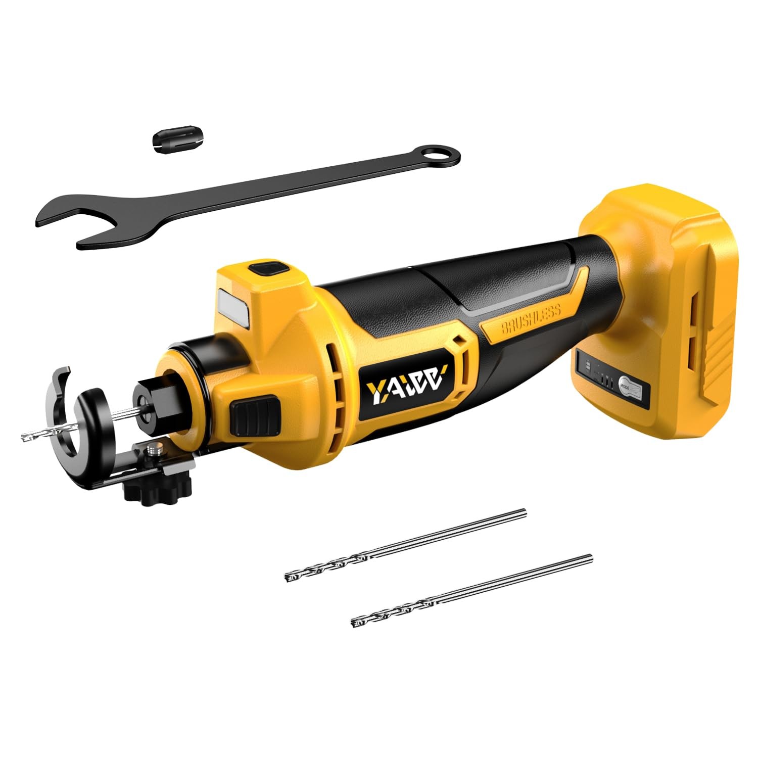 Cordless Drywall Cut-Out Tool for Dewalt 20V Battery, 3 Speed Adjustable Brus…
