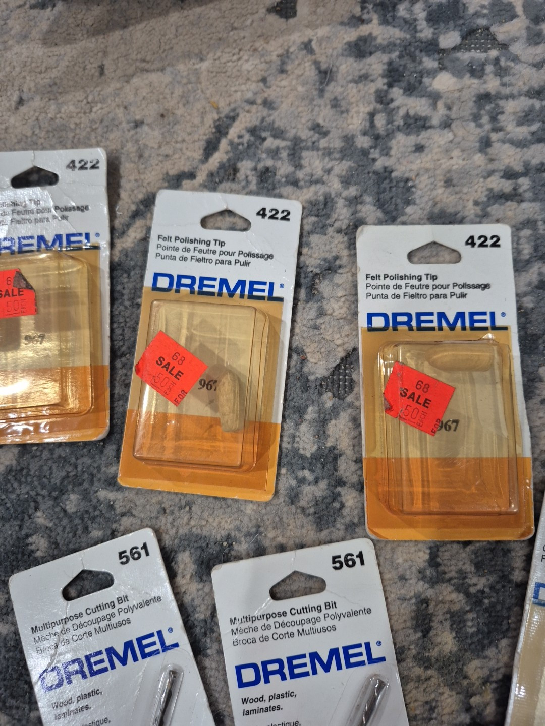 Lot Dremel Bit High Speed Cutter Buffing 404 561 9903 422 D8