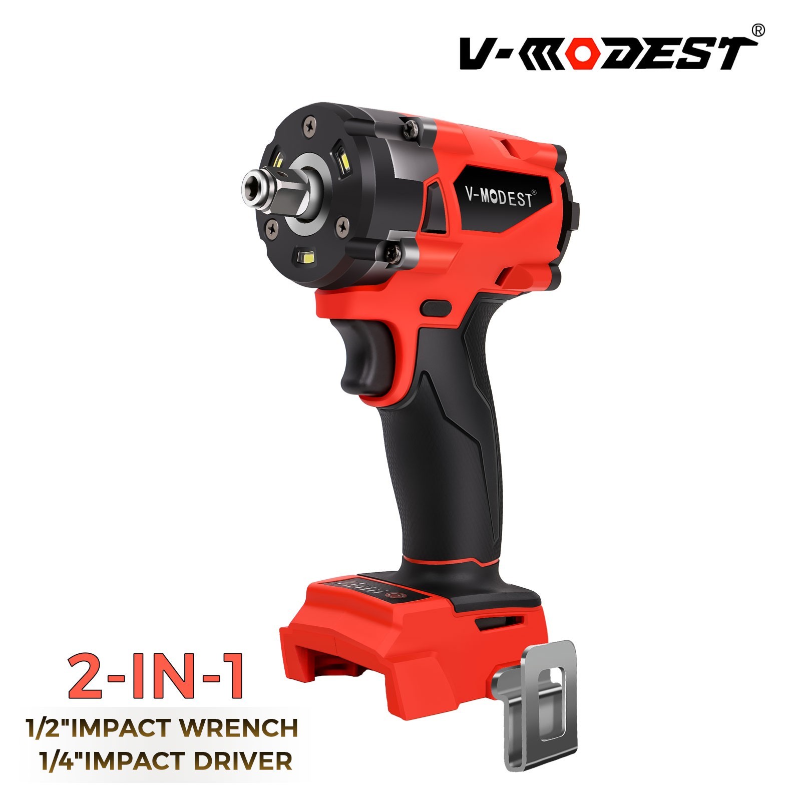 FOR Milwaukee M18 Battery 1/2&Prime; Cordless Brushless Impact Wrench w/ Friction Ring