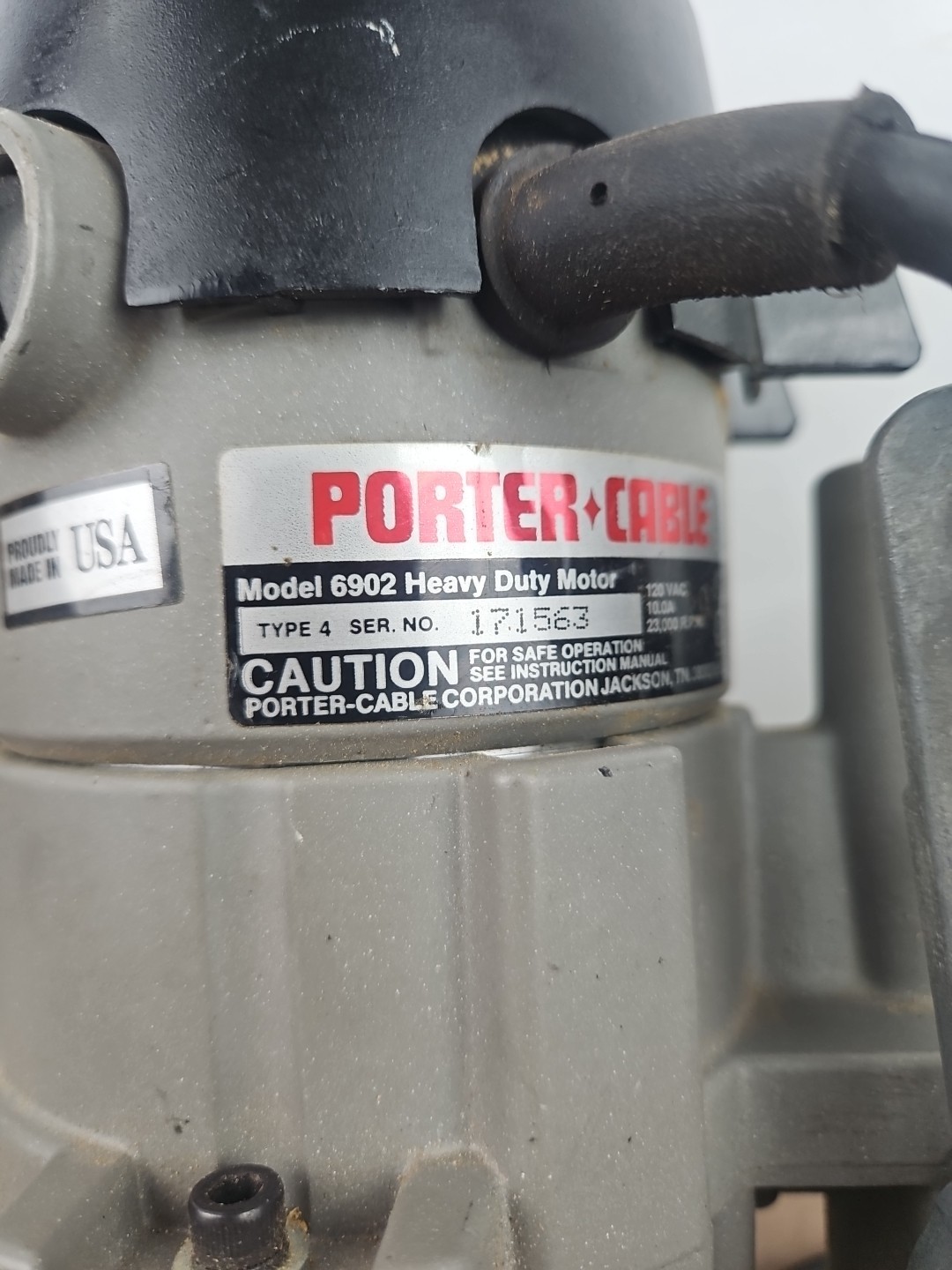Porter Cable model 6902 type 5 Router with 6931 Base works great see pictures