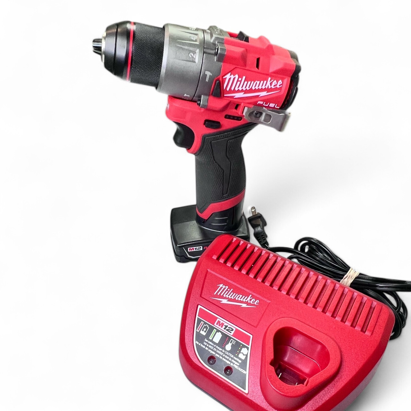 Milwaukee 3403-20 M12 FUEL Cordless 1/2 in. Drill/Driver – Red/Black