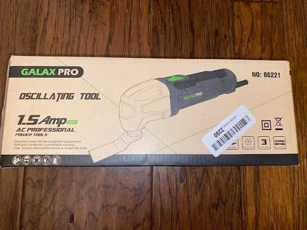 GALAX PRO 22000 OPM 1.5A Oscillating Multi Tool, 3 Degree Oscillating Angle with