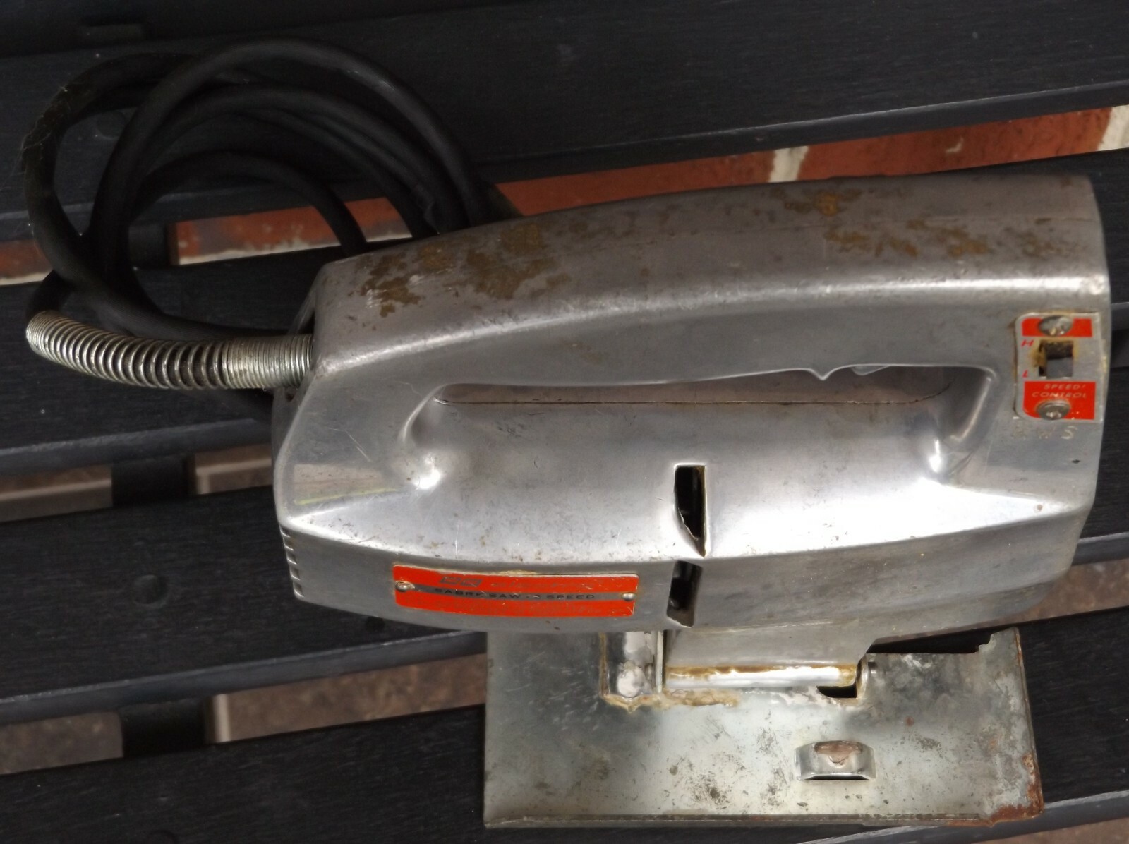 Vintage Electro Corded 2-Speed Sabre Jig Saw Model 217A USA 5200 SPM Tested Work