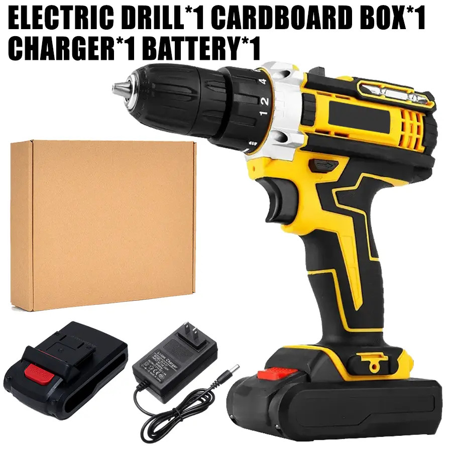 Cordless Drill Tool Set 21V Electric Power Drill