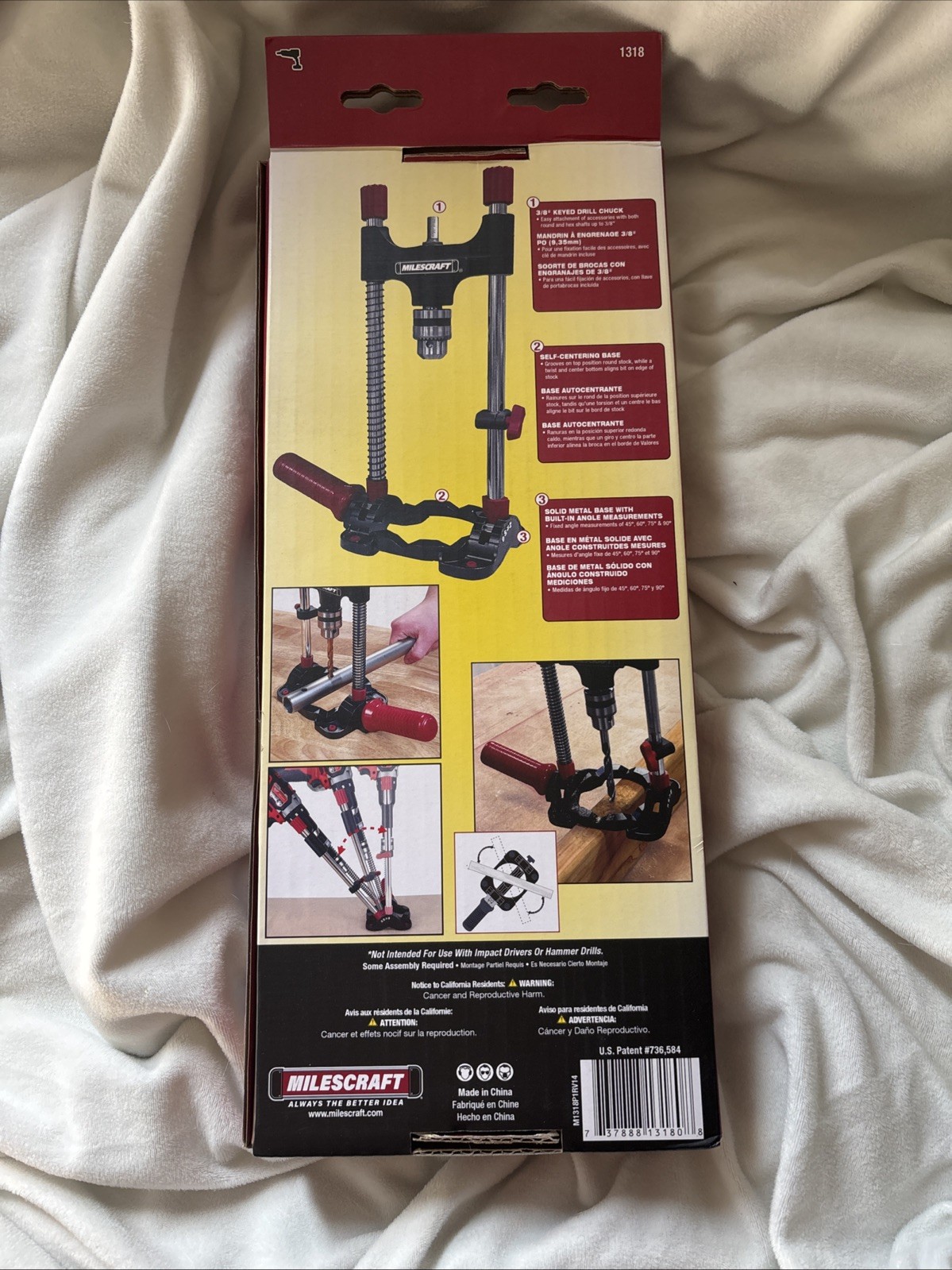 Milescraft 1318 DrillMate Portable Drill Press New & Sealed