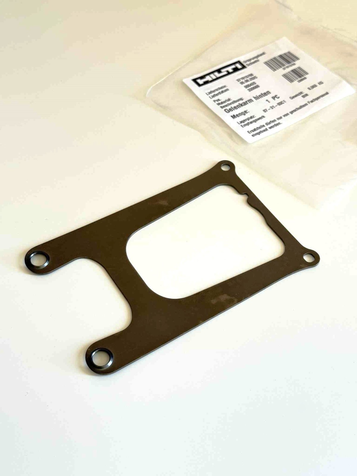 Articulating arm REAR, Damping Plate HILTI TE1000 TE1500 TE2000 AVR #330660