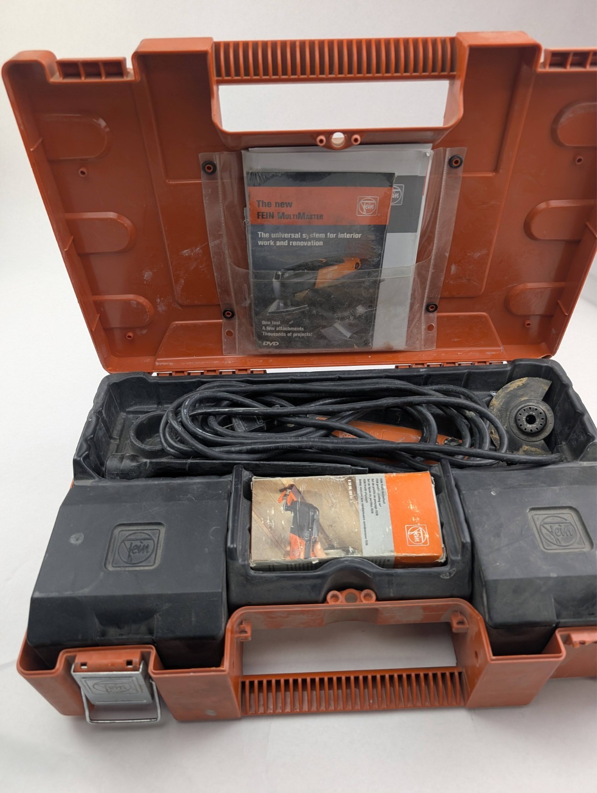 Fein FMM250Q – MultiMaster Top Variable Oscillating Multi Tool / Case And Blades