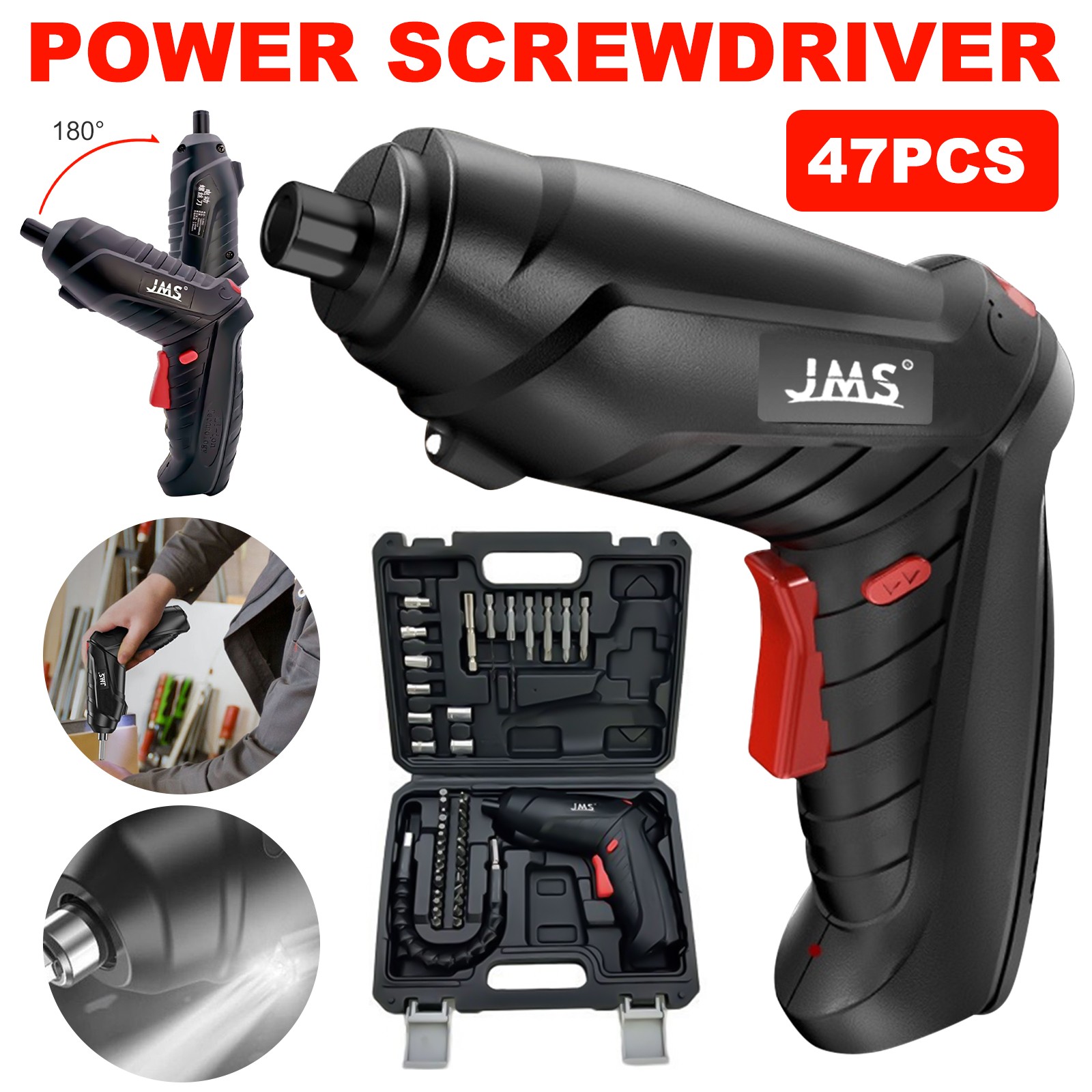 3.6V Electric Screwdriver Set 1500mAh Battery Powered Portable Cordless Electric