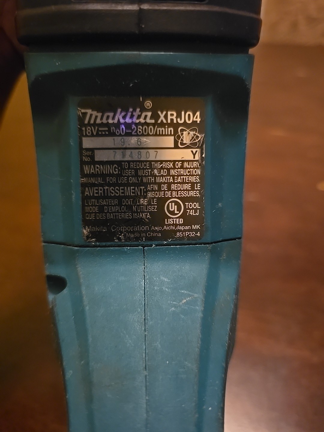 Makita 18V LXT Lithium‑Ion Cordless Reciprocating Saw (Tool Only)