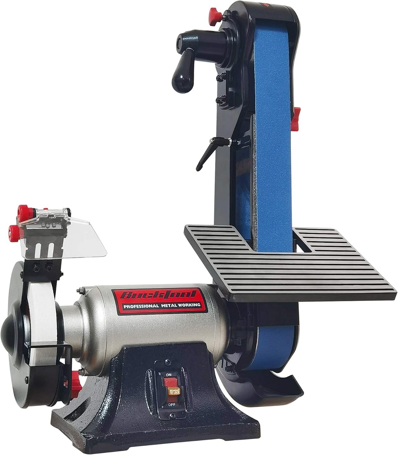 2×42&Prime; Belt Sander 6&Prime; Bench Grinder Combo for Metalworking,3.5A | Knife Sharpener
