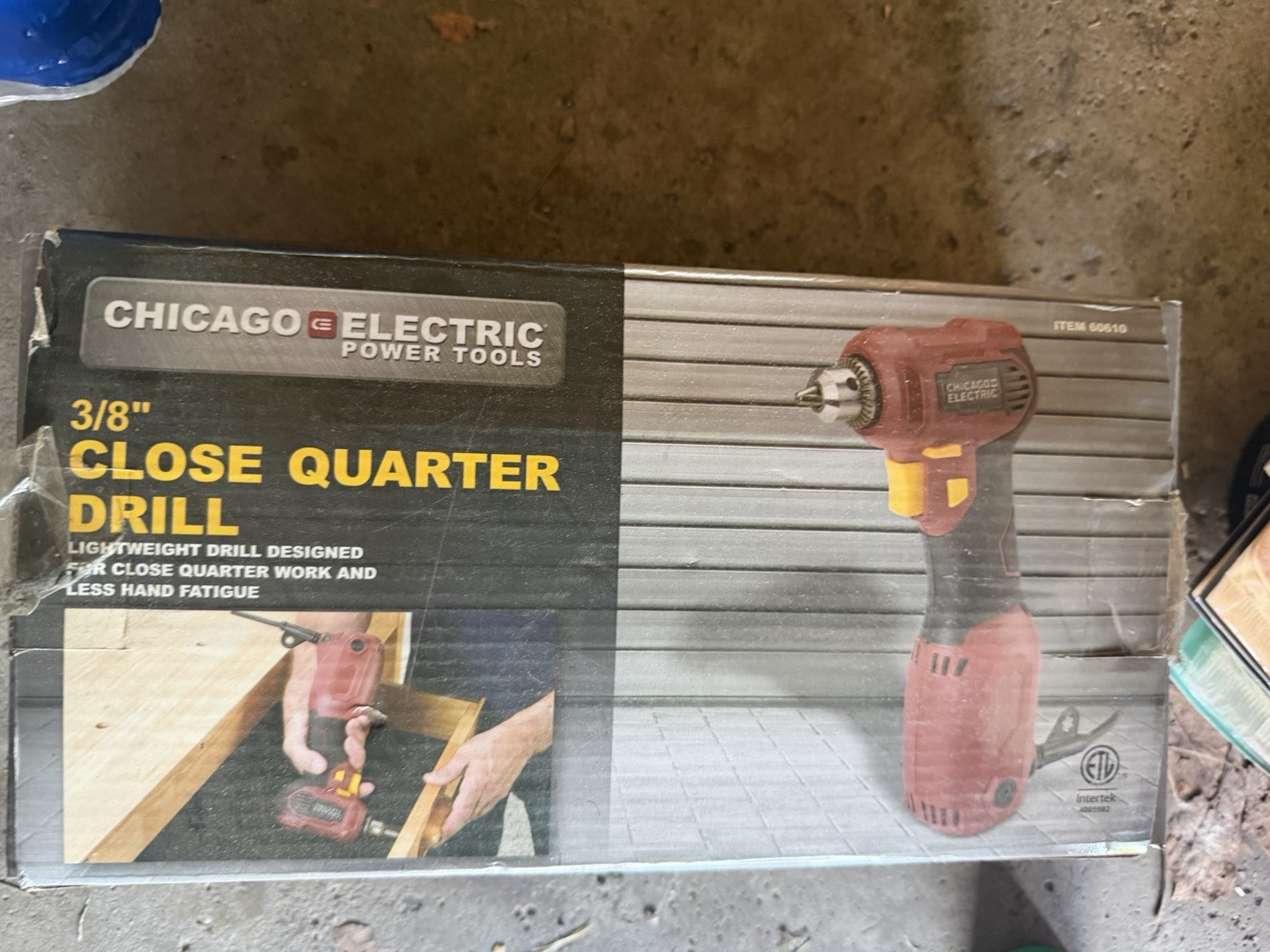 Chicago 3/8 Close Quarter Drill With Original Box ￼￼