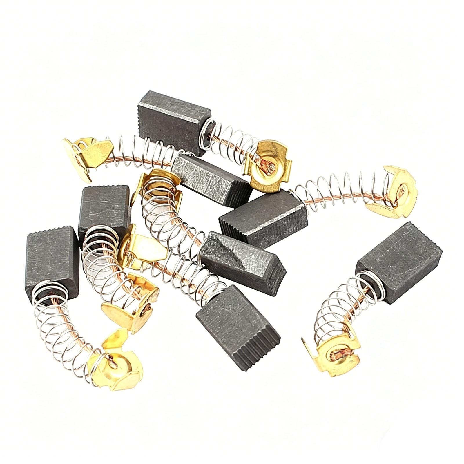 4 Pairs Angle Grinder Motor Carbon Brushes Replacement Part Power Tool