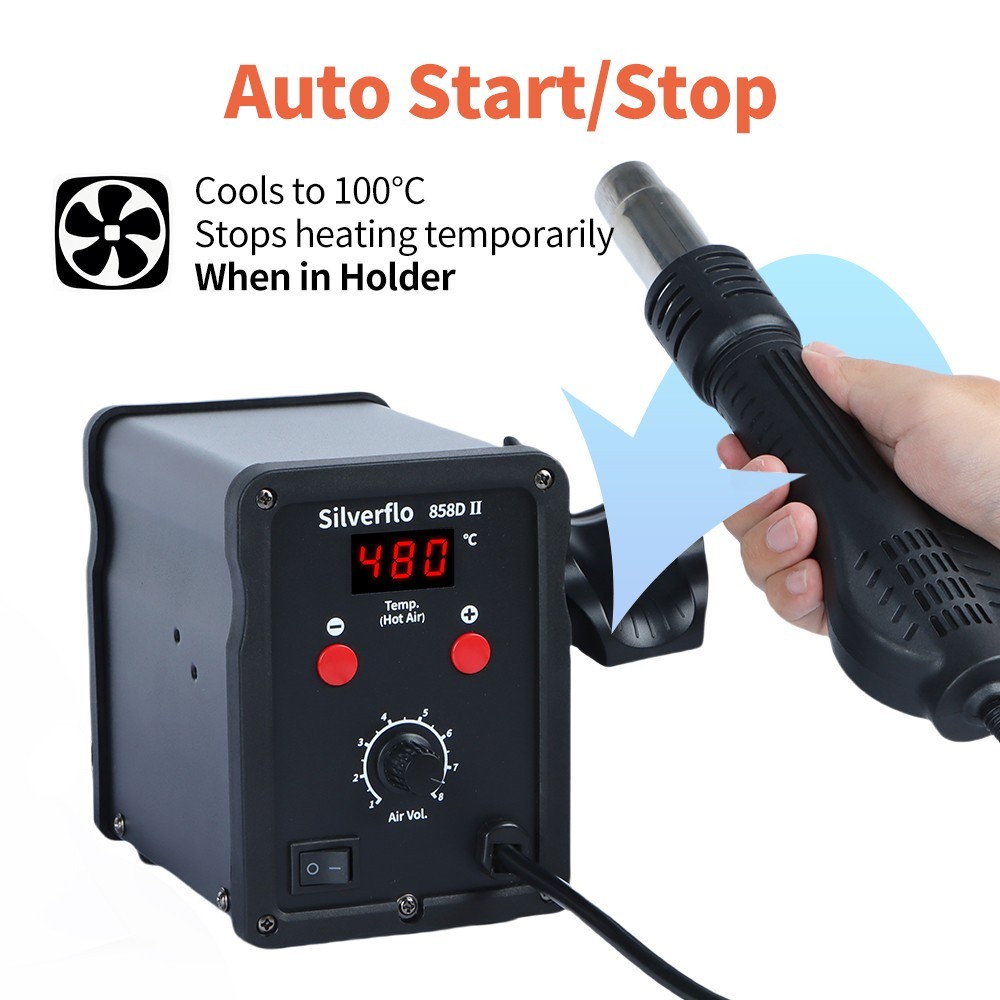 700W Digital Hot Air Soldering Station SMD Welder Rework Heat Gun