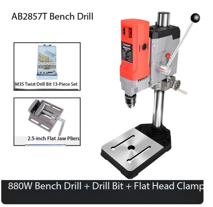 Industrial-Grade Drill Press, Bench Drill, and Multi-Function Drilling Machine