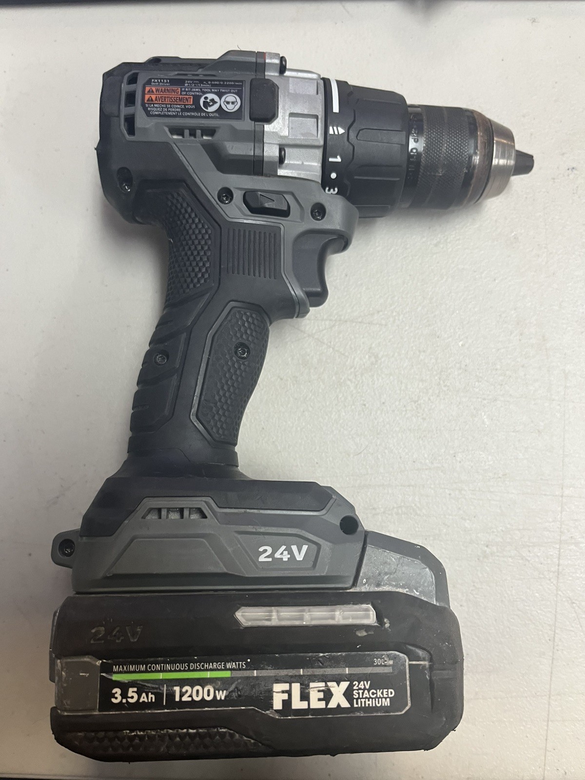 FLEX 24V Brushless Cordless Drill Driver + 3.5Ah Battery