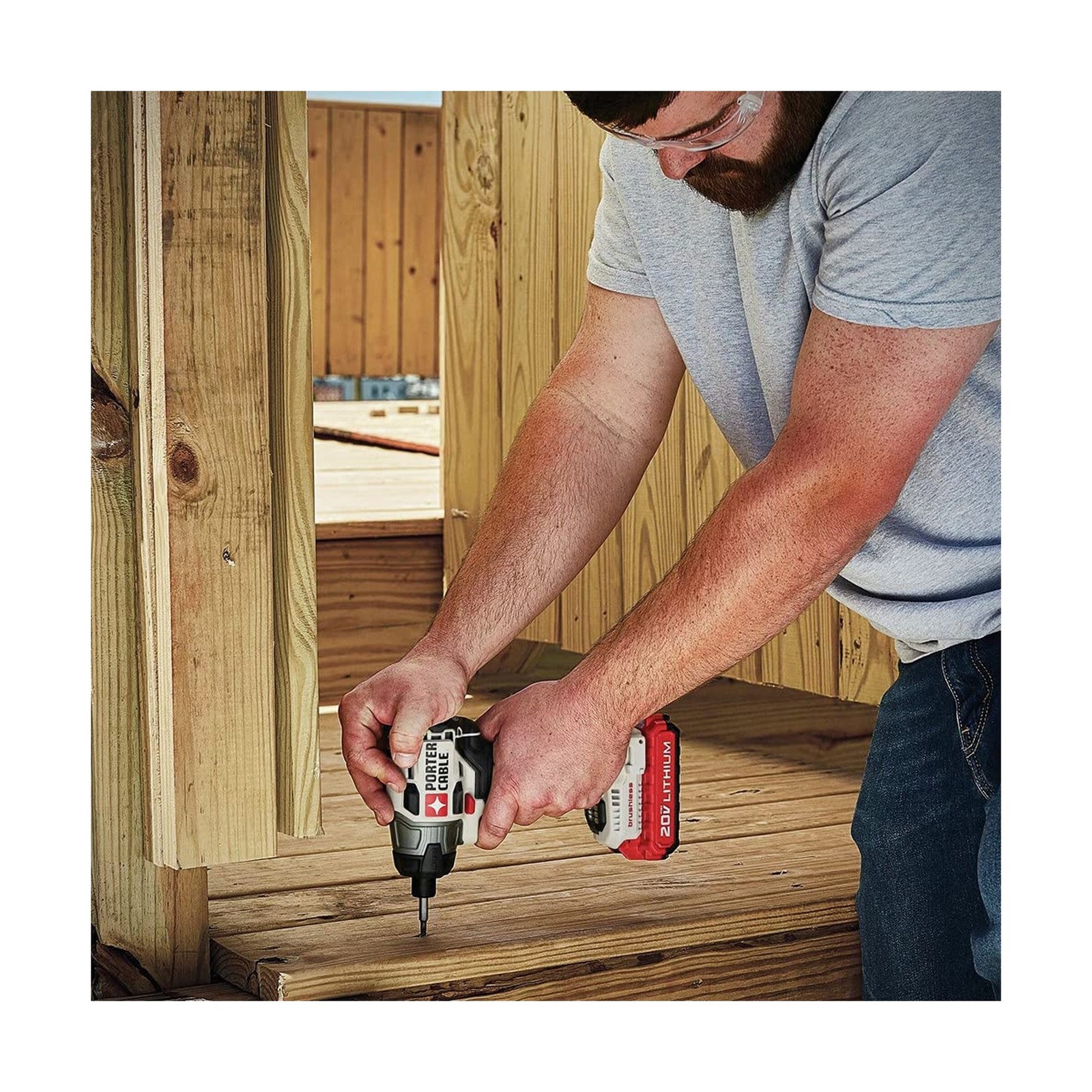 PORTER-CABLE 20V MAX Impact Driver, 1/4 Inch, 2,700 RPM, Battery and Charger …