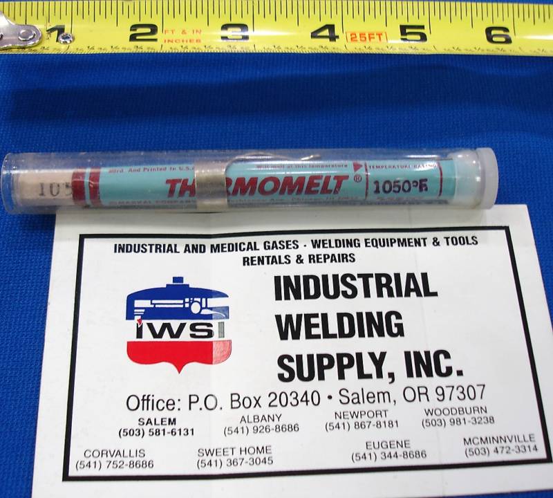 Markal Thermomelt Temperature Indicator Stik 1100F 593C $14