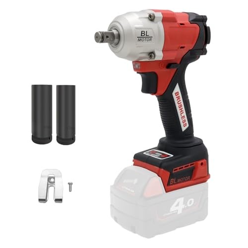 Cordless Impact Wrench, Brushless Wrench. (Body only, no battery 1/2 500Nm