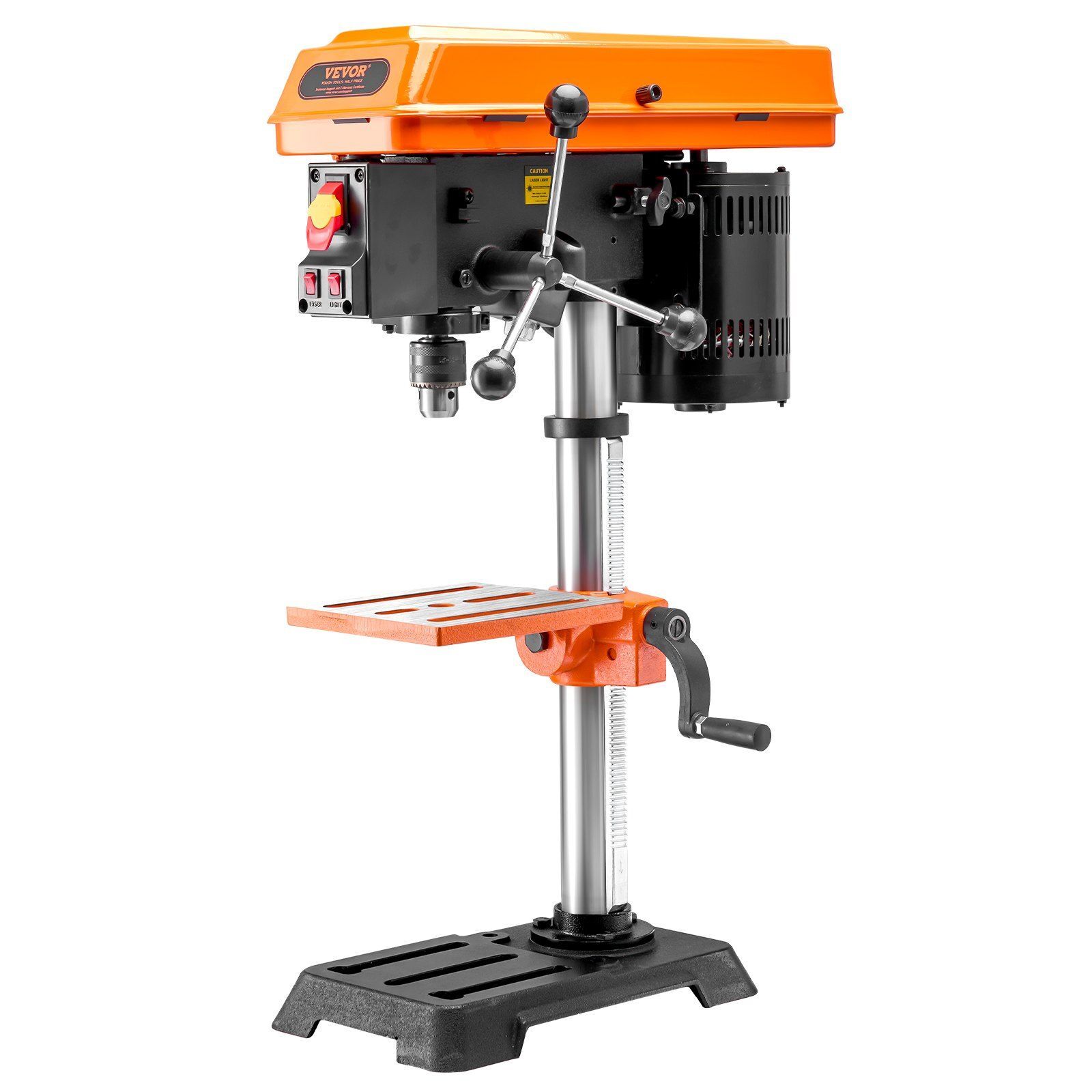 10in Benchtop Drill Press Tabletop Drilling Machine 610-2800RPM Adjustable