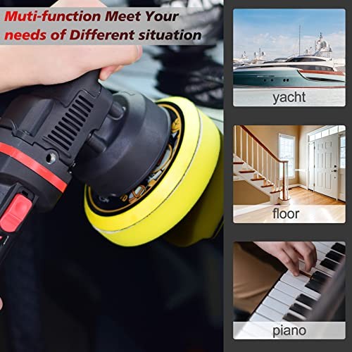 Car Buffer Polisher,6 inch Dual Action Polisher,Random Buffer AT3501-7