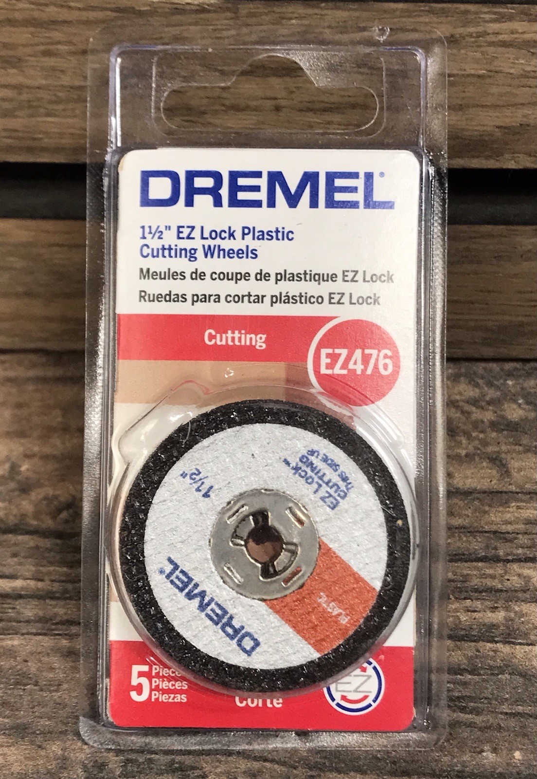 Dremel EZ476 EZ Lock Plastic Cutting Wheel Disks 1.5 Inch (Lot 4) 20 DISKS TOTAL