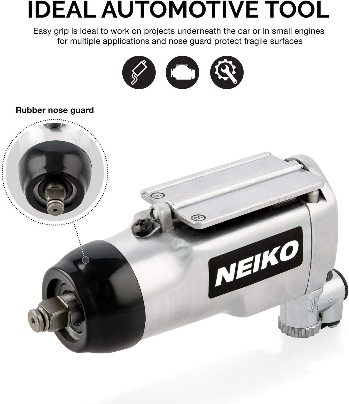 30088A 3/8&Prime; Drive Butterfly Impact Wrench, 75 Foot/Pound High Power Outlet Air W