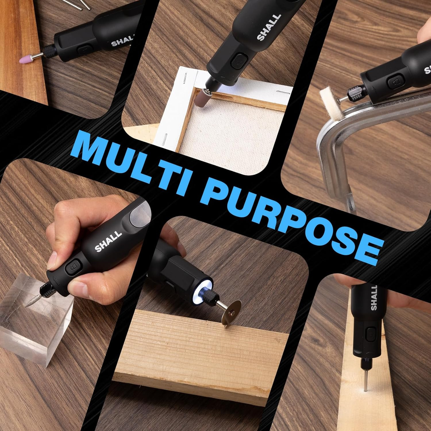 Cordless Rotary Tool Kit, 3.7V Mini Rotary Tool with 5 Speed and 104 Accessories