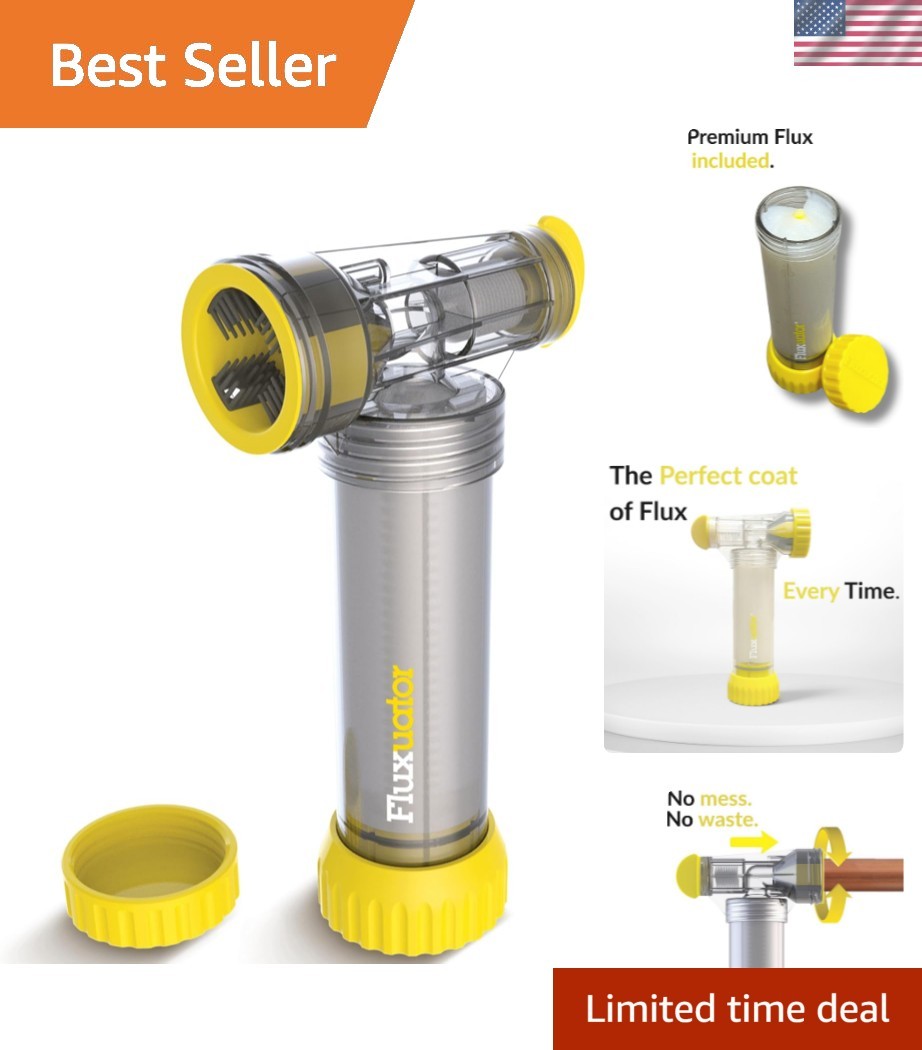 Dual Head Flux Applicator for use on copper pipe