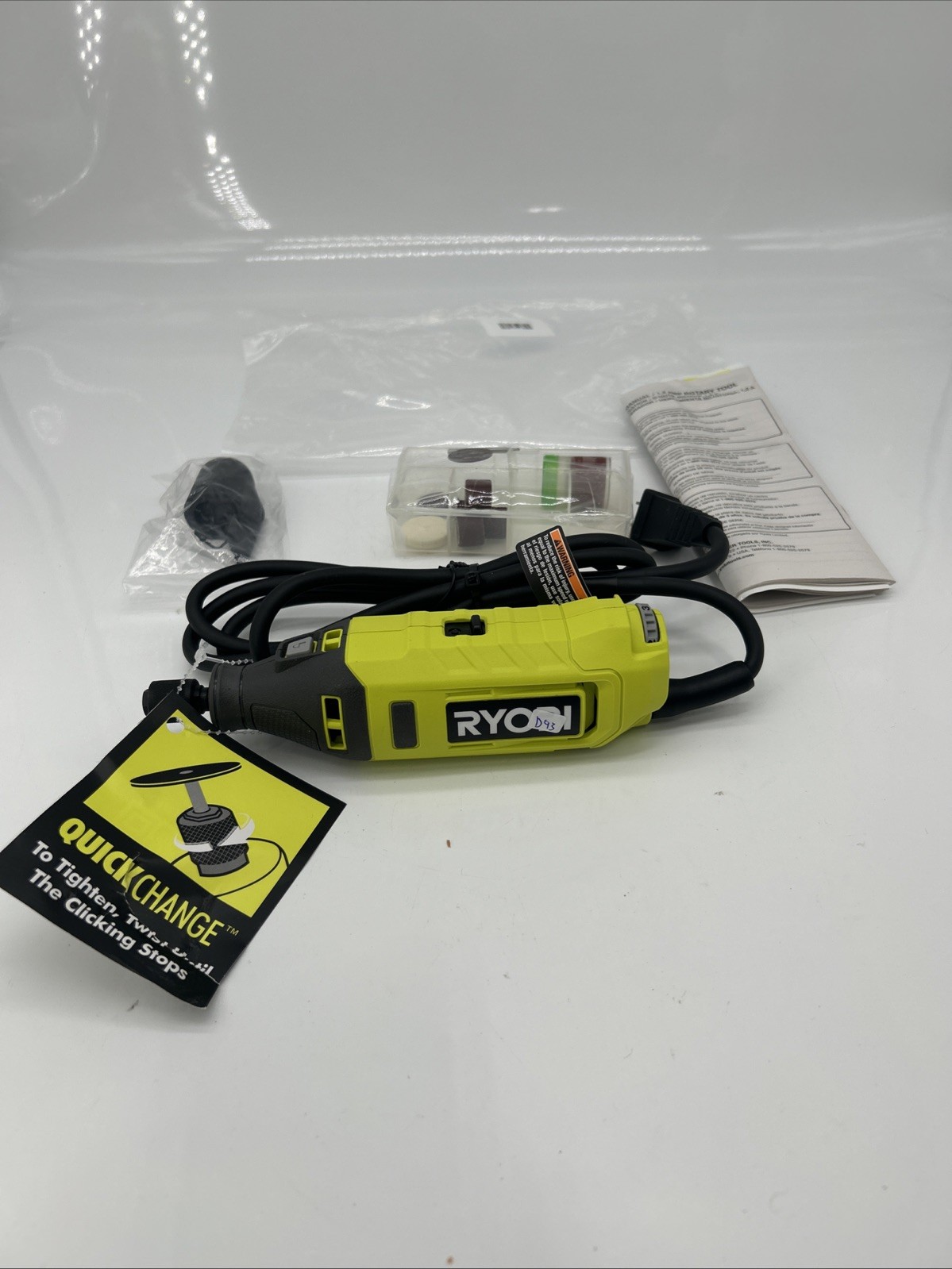 Ryobi RRT100 Corded (35000 RPM) 1.2A Rotary Tool (Tool Only) D93