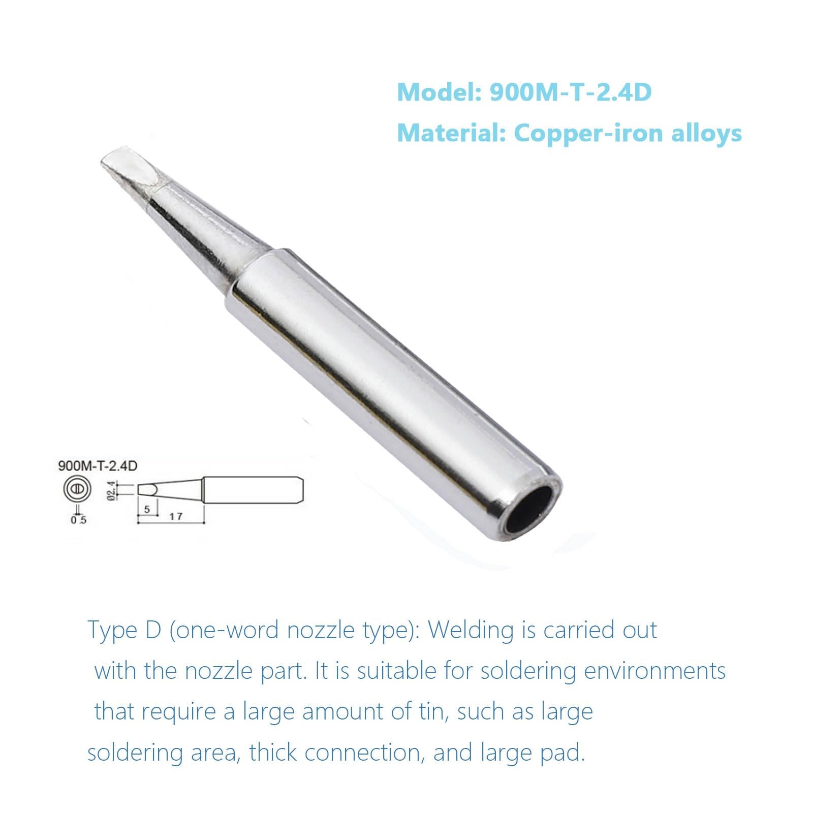 Soldering Iron Tips,900M Solder Tip Replacement, Solder Welding Replacement T…
