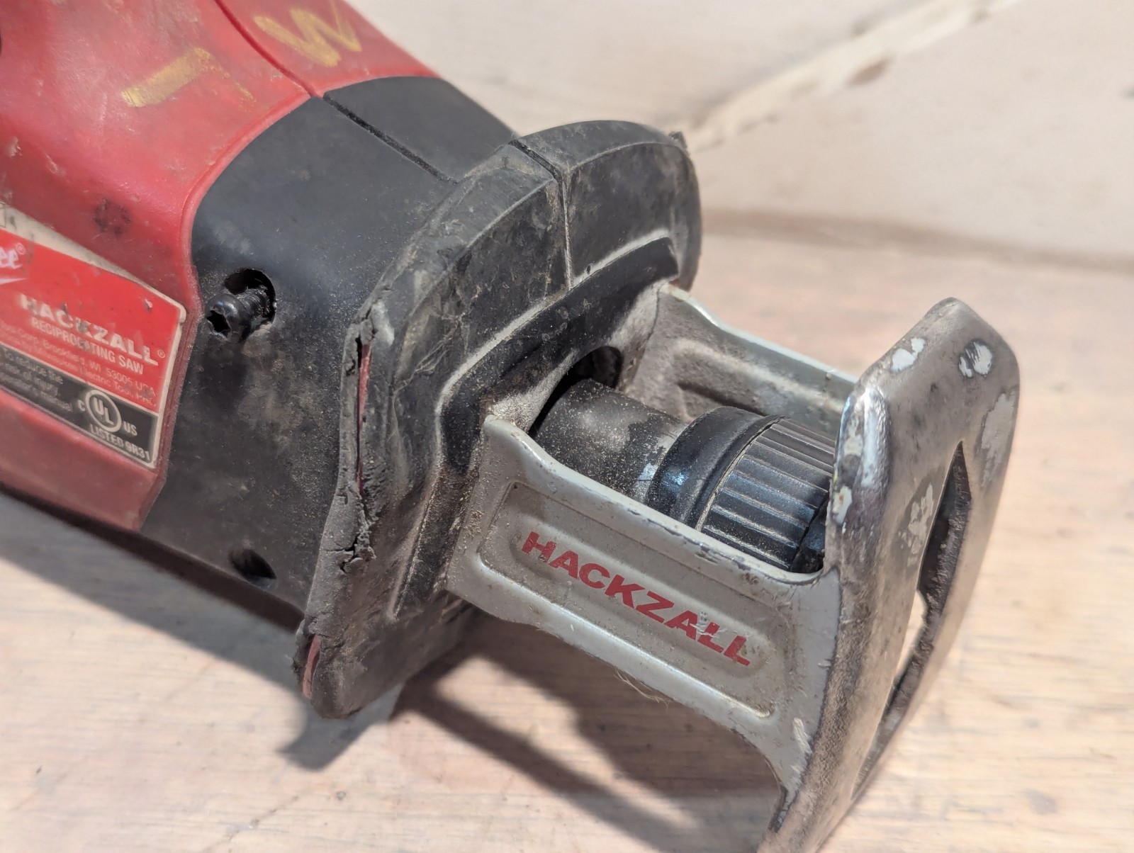 Milwaukee M18 Hackzall Reciprocating Saw 2625-20 – FOR PARTS OR REPAIR AS-IS 🔴