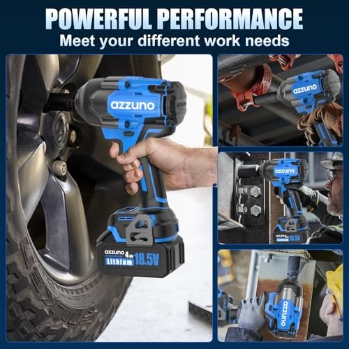 Electric Impact Wrench 737 Ft-lbs(1000N.m) 1/2 » Brushless Cordless Impact