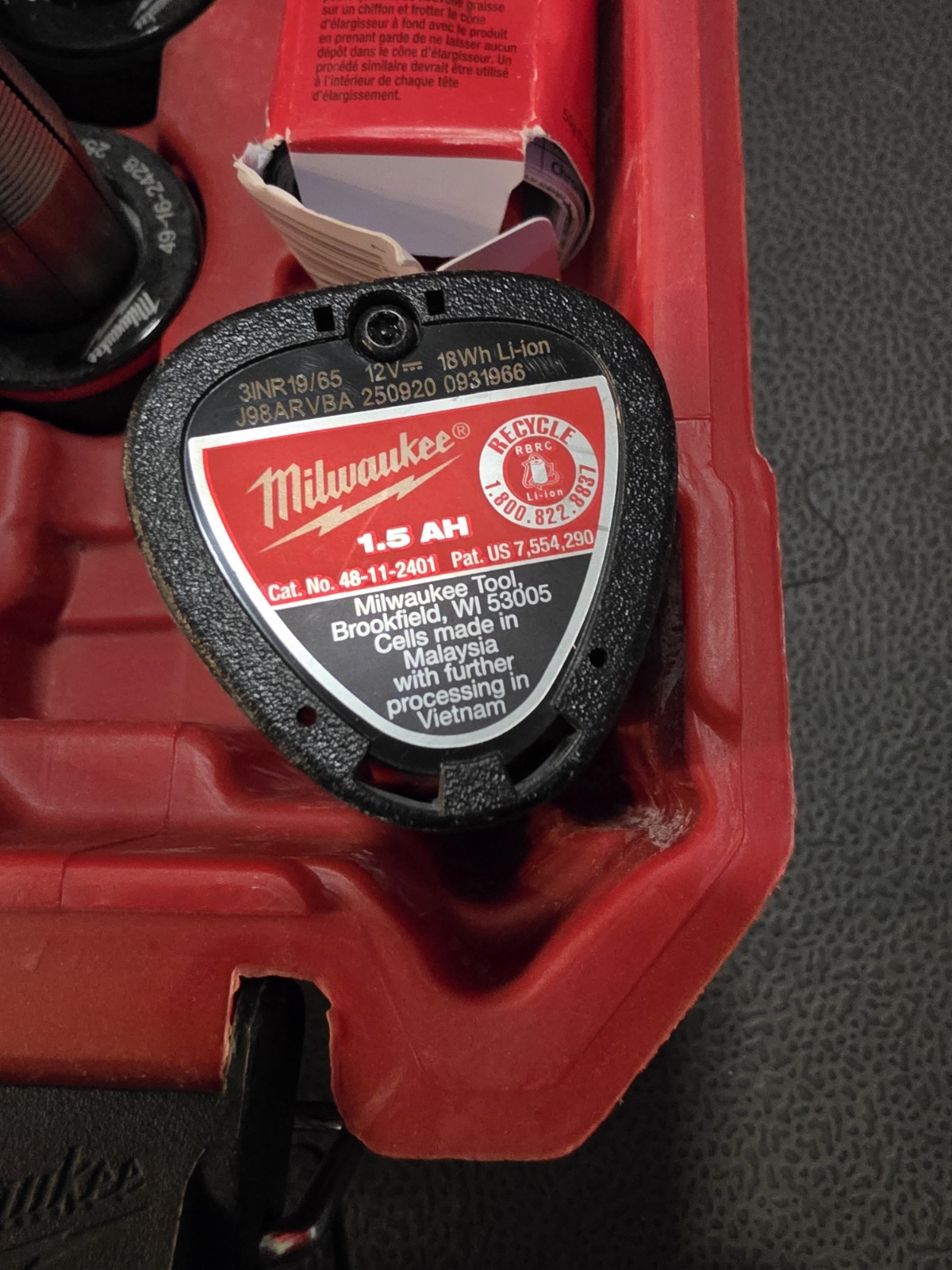 Milwaukee 2474-22 M12 PEX Expander Kit 1/2 3/4 1” Heads Batteries Charger SKU-79
