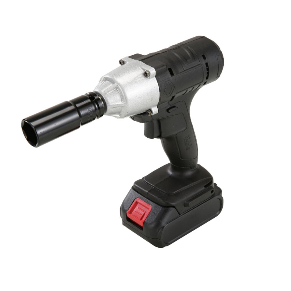 460N.m Cordless Electric Impact Wrench Gun High Power Driver w/Li-ion Battery