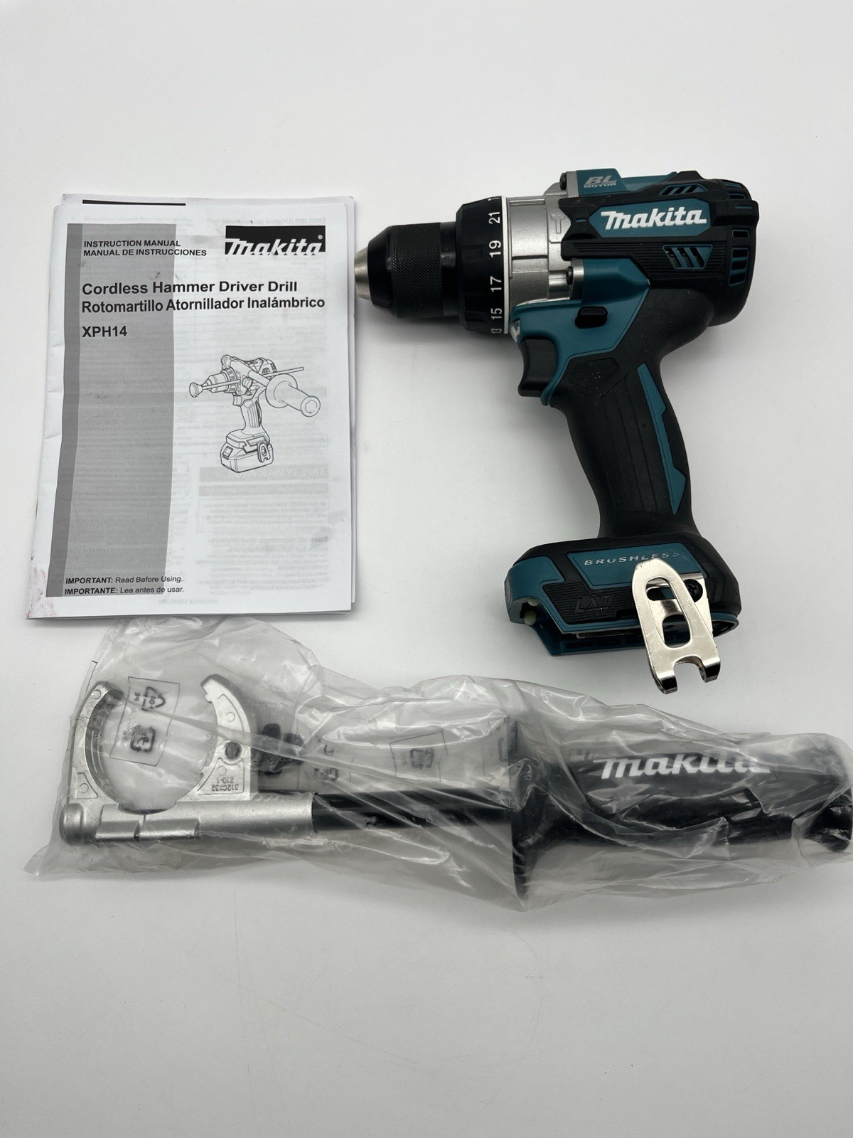 New Makita 18V XPH14 Cordless Brushless 1/2&Prime; Hammer Drill 18 Volt XPH14Z Refurb