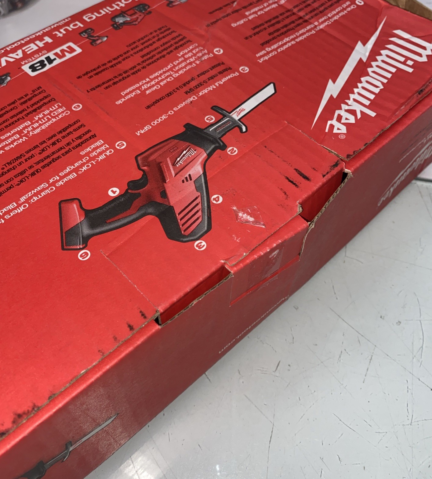 Milwaukee M18 HACKZALL Compact Reciprocating Saw Sawzall 2625-20 TOOL ONLY
