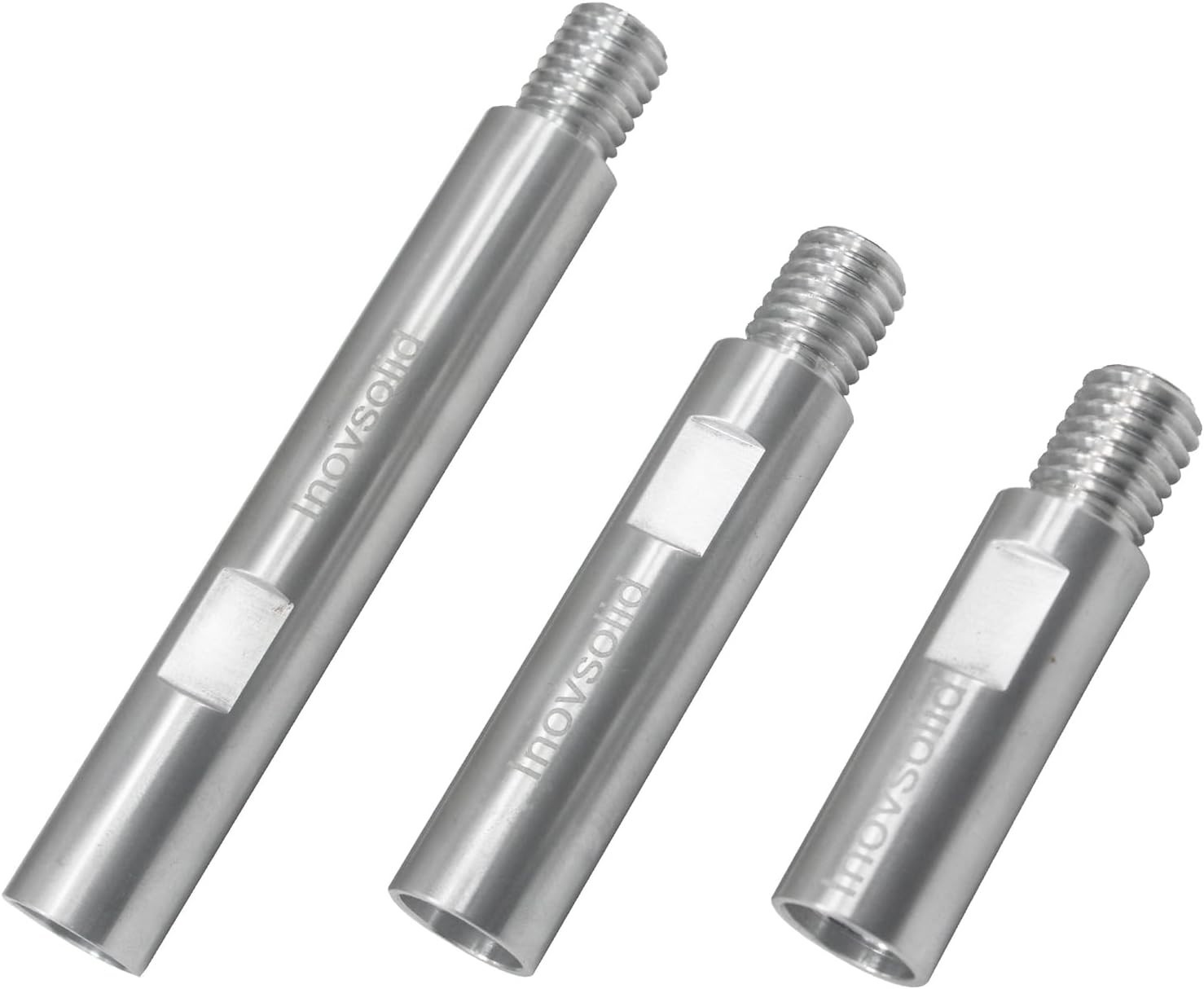 3PCS 5/8 -11 Thread Rotary Extension Shaft Set For Rotary Polisher Car Polish…