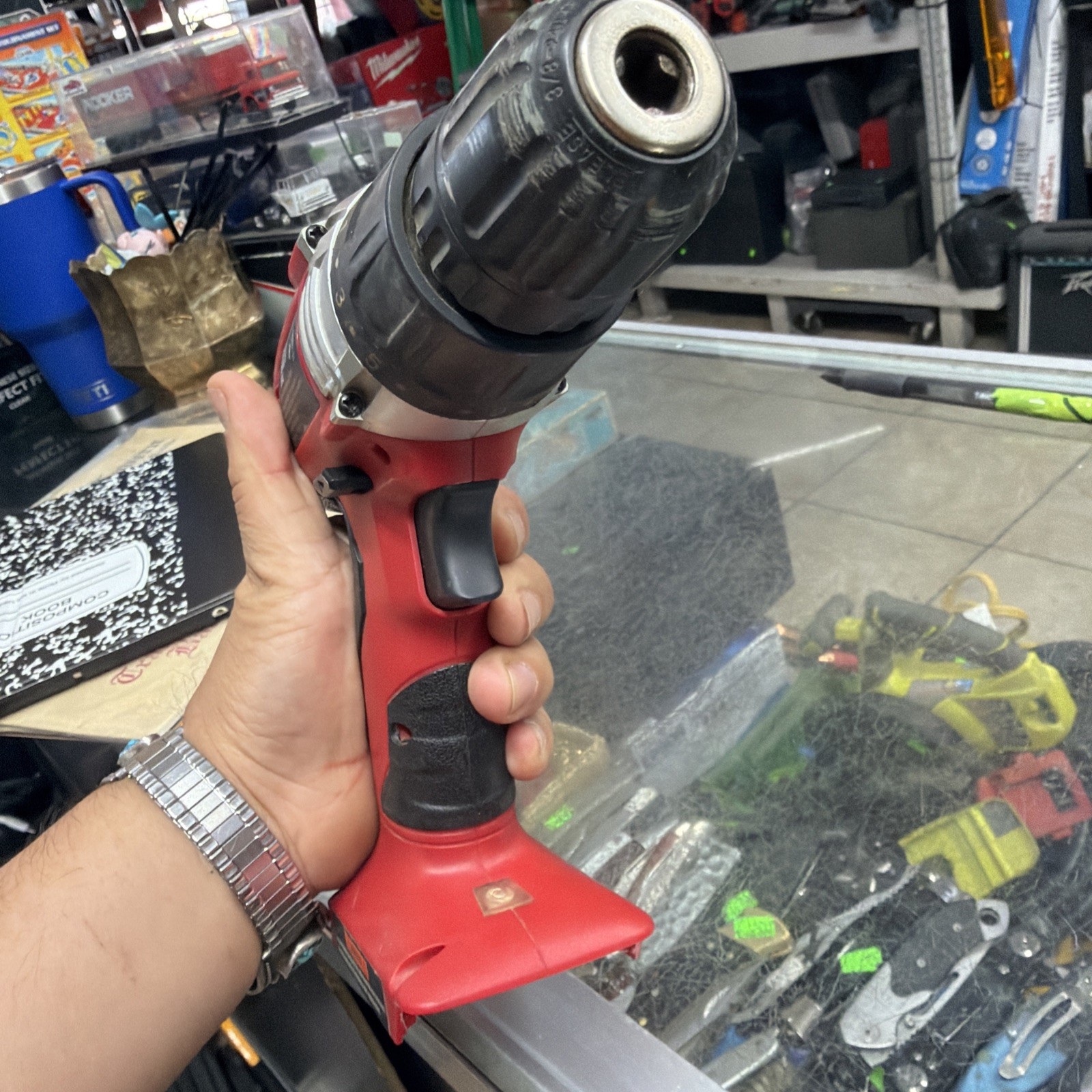Hyper Tough 3/8&Prime; Drill Driver AQ75005G 18V NI-CD Bare Tool ONLY