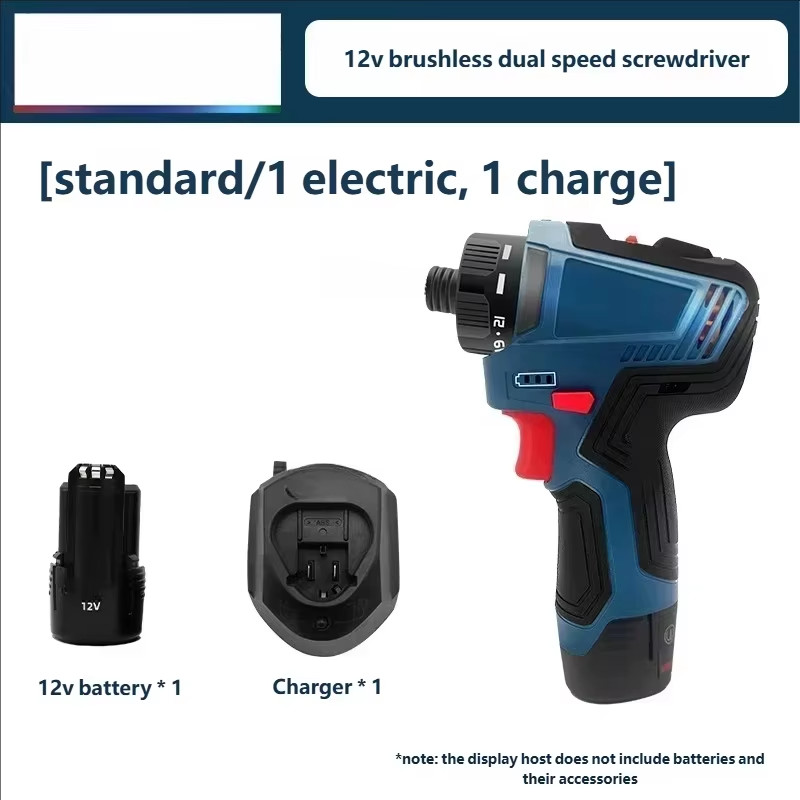 12V Brushless Cordless Stubby Impact Driver Kit W/ Battery & Charger Included