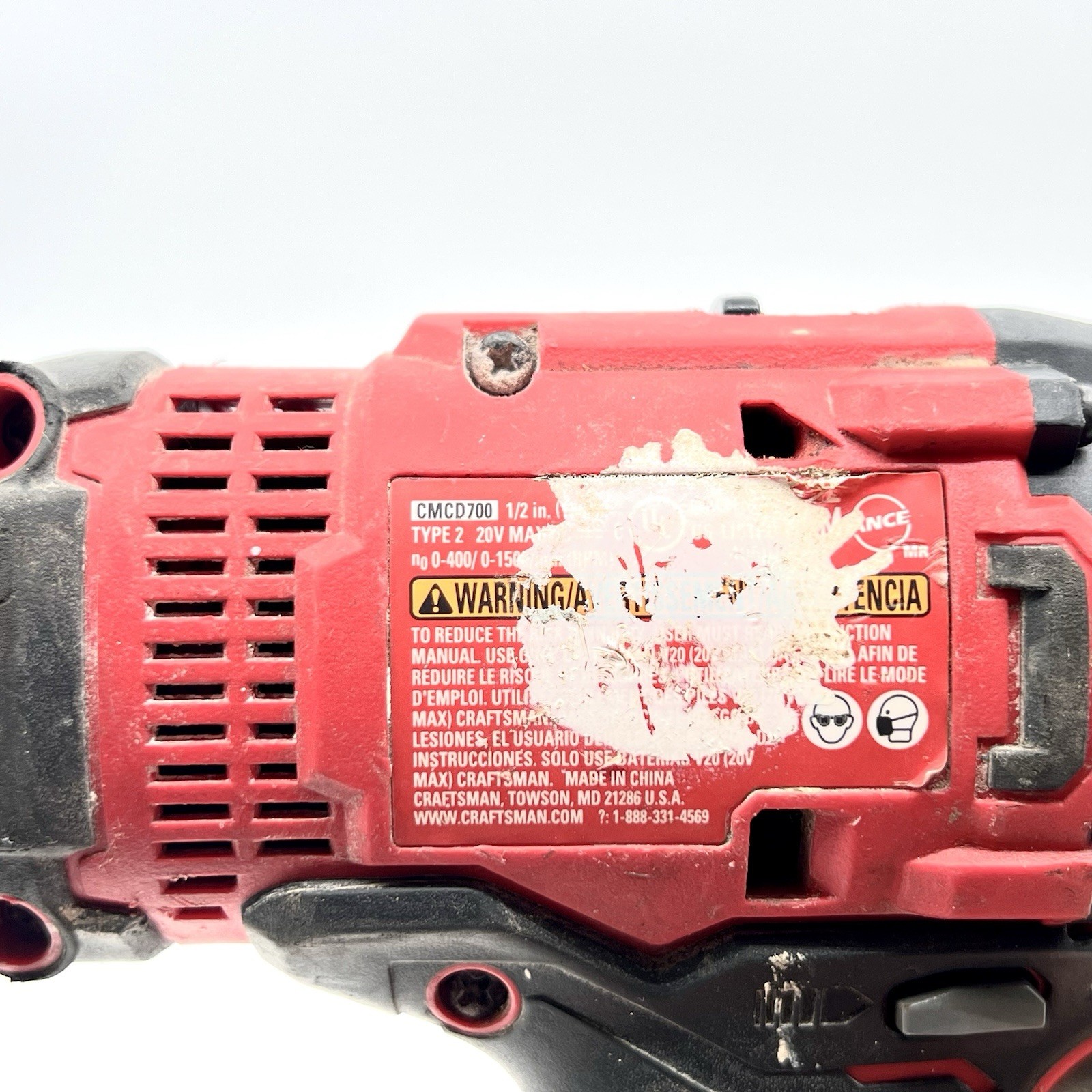 Craftsman CMCD700 20V Max Cordless 1/2&Prime; Drill/Driver (Tool Only) Tested
