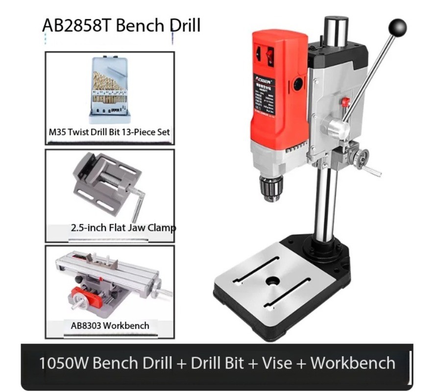Industrial-Grade Drill Press, Bench Drill, and Multi-Function Drilling Machine