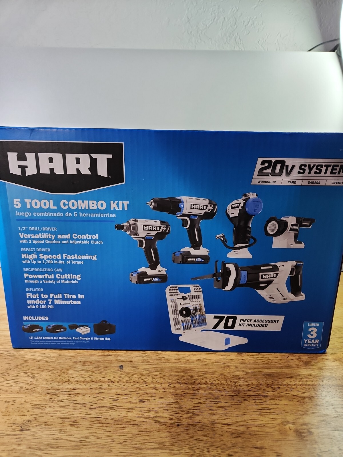 HART HPCK502BPTA 20V Multi Tool with 70-piece Accessory Set
