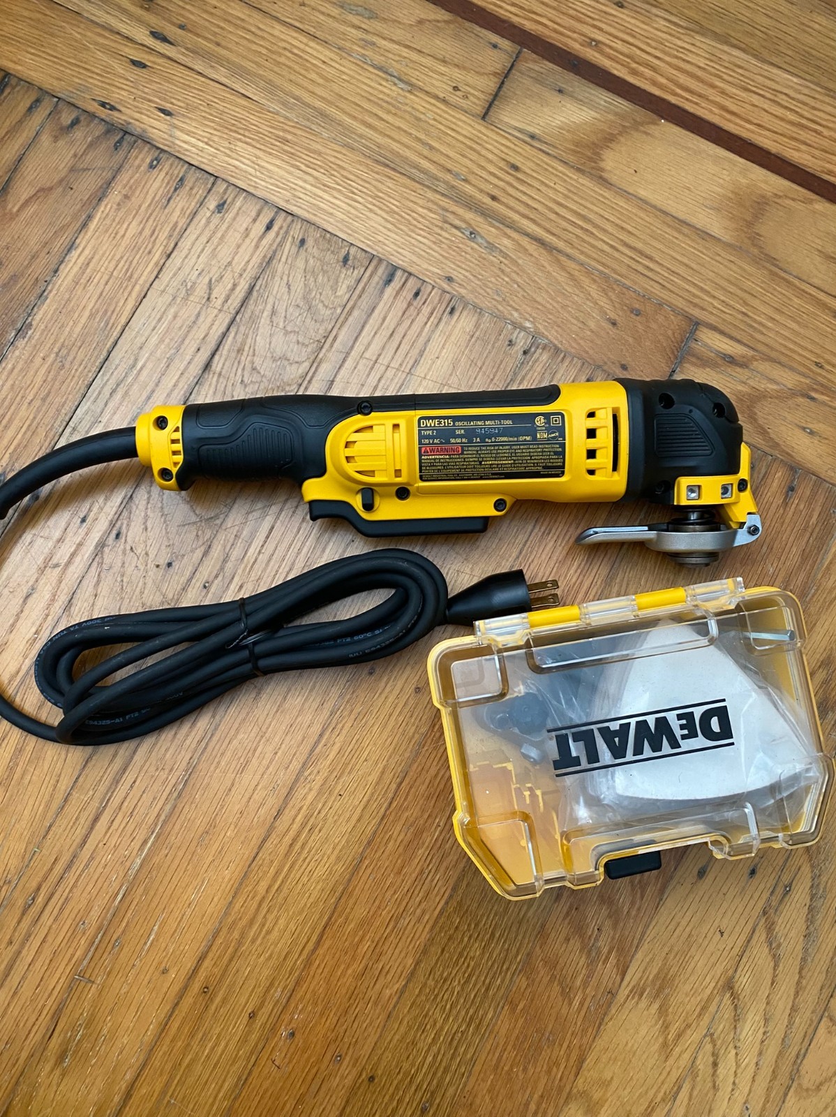 DEWALT DWE315 OSCILLATING TOOL